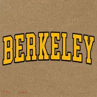 Berkeley California Ca Arched Cotton Canvas Backpack