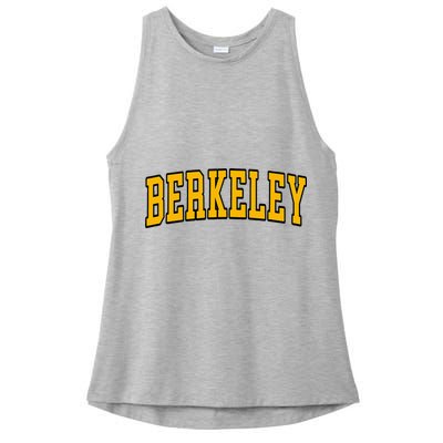 Berkeley California Ca Arched Ladies PosiCharge Tri-Blend Wicking Tank