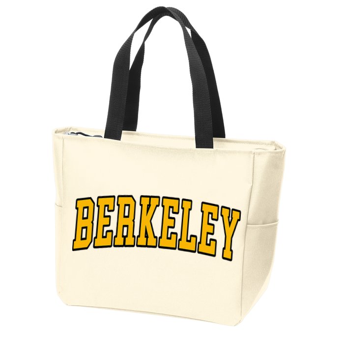 Berkeley California Ca Arched Zip Tote Bag