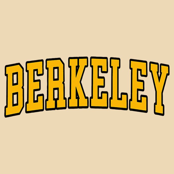 Berkeley California Ca Arched Zip Tote Bag