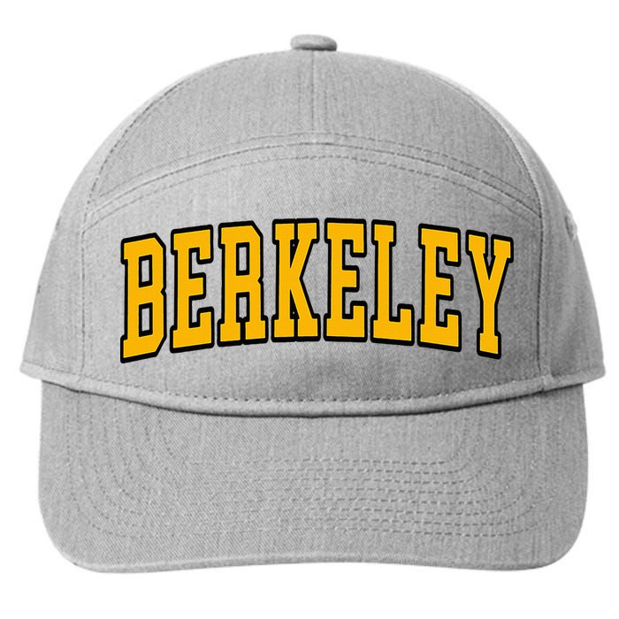 Berkeley California Ca Arched 7-Panel Snapback Hat