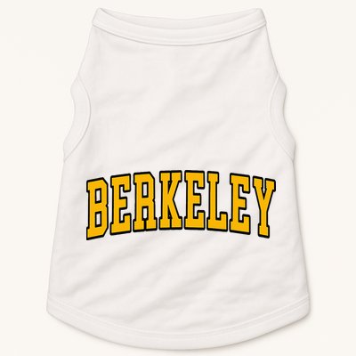 Berkeley California Ca Arched Doggie Tank