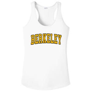 Berkeley California Ca Arched Ladies PosiCharge Competitor Racerback Tank