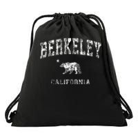 Berkeley California Ca Vintage Distressed Drawstring Bag