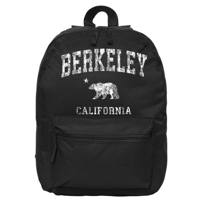 Berkeley California Ca Vintage Distressed 16 in Basic Backpack