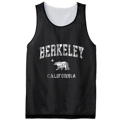 Berkeley California Ca Vintage Distressed Mesh Reversible Basketball Jersey Tank