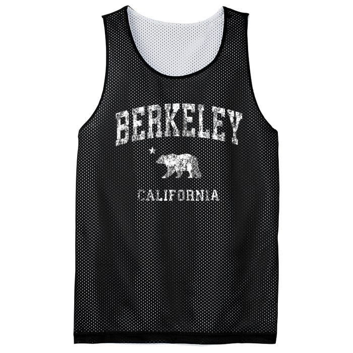 Berkeley California Ca Vintage Distressed Mesh Reversible Basketball Jersey Tank