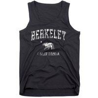 Berkeley California Ca Vintage Distressed Tank Top