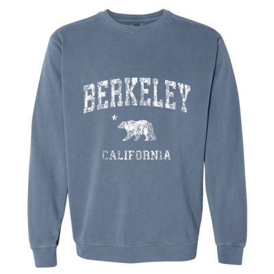 Berkeley California Ca Vintage Distressed Garment-Dyed Sweatshirt