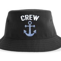 Boating Captain Crew Pontoon Nautical Gift Sailing Anchor Sustainable Bucket Hat