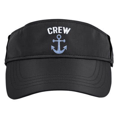 Boating Captain Crew Pontoon Nautical Gift Sailing Anchor Adult Drive Performance Visor