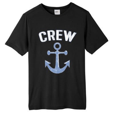 Boating Captain Crew Pontoon Nautical Gift Sailing Anchor Tall Fusion ChromaSoft Performance T-Shirt