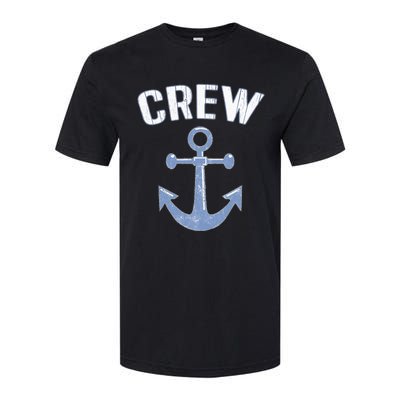 Boating Captain Crew Pontoon Nautical Gift Sailing Anchor Softstyle® CVC T-Shirt