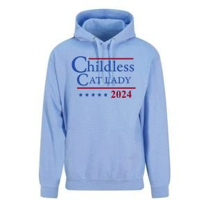 Browbrotherr Childless Cat Lady 2024 Unisex Surf Hoodie