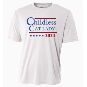 Browbrotherr Childless Cat Lady 2024 Cooling Performance Crew T-Shirt