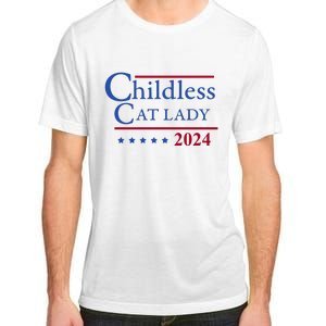 Browbrotherr Childless Cat Lady 2024 Adult ChromaSoft Performance T-Shirt