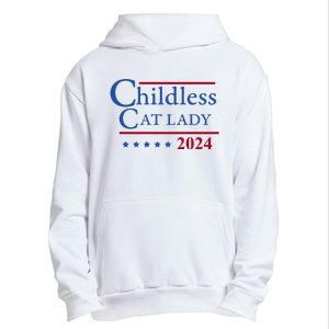 Browbrotherr Childless Cat Lady 2024 Urban Pullover Hoodie