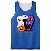 Black Cat Crossing Cool Gift Mesh Reversible Basketball Jersey Tank