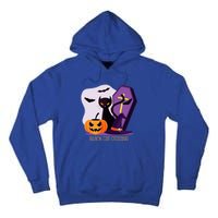 Black Cat Crossing Cool Gift Tall Hoodie