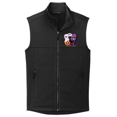 Black Cat Crossing Cool Gift Collective Smooth Fleece Vest