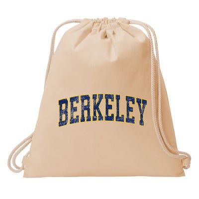 Berkeley California Ca Vintage Athletic Sports Design Drawstring Bag