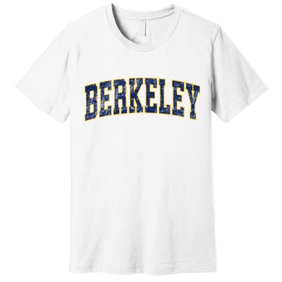 Berkeley California Ca Vintage Athletic Sports Design Premium T-Shirt