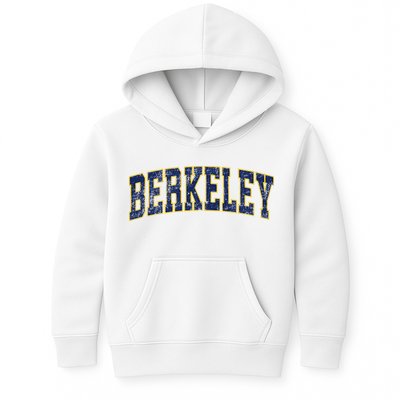 Berkeley California Ca Vintage Athletic Sports Design Kids Hoodie