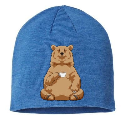 Bear Coffee Cup Gift Sustainable Beanie