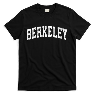Berkeley California CA Vintage Varsity Sports Text T-Shirt