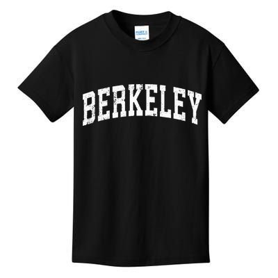 Berkeley California CA Vintage Varsity Sports Text Kids T-Shirt