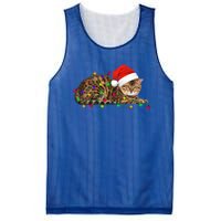 Bengal Cat Christmas Lights Xmas Cat Lover Great Gift Mesh Reversible Basketball Jersey Tank