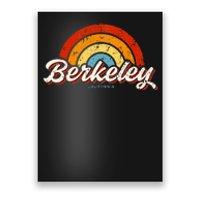 Berkeley California Ca Vintage Rainbow Retro 70s Poster