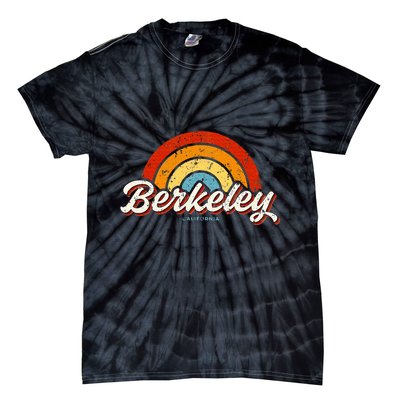 Berkeley California Ca Vintage Rainbow Retro 70s Tie-Dye T-Shirt