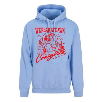 Bookish Cowgirl Cowboy Romance Book Club Western Book Lover Reader Unisex Surf Hoodie