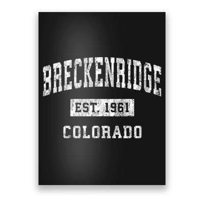 Breckenridge Colorado Co Vintage Sports Poster
