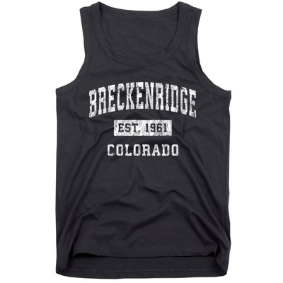 Breckenridge Colorado Co Vintage Sports Tank Top