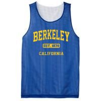 Berkeley California CA Vintage State Athletic Style Mesh Reversible Basketball Jersey Tank