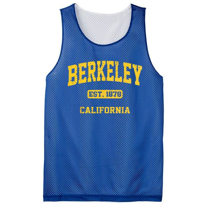 Berkeley California CA Vintage State Athletic Style Mesh Reversible Basketball Jersey Tank