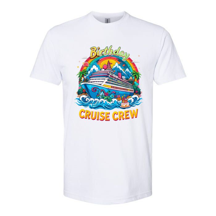 Birthday Cruise Crew Adventure Birthday Trip Vacation 2025 Softstyle CVC T-Shirt