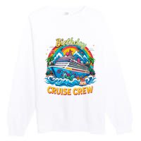 Birthday Cruise Crew Adventure Birthday Trip Vacation 2025 Premium Crewneck Sweatshirt