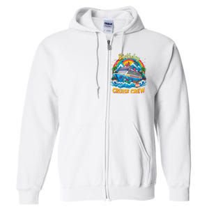 Birthday Cruise Crew Adventure Birthday Trip Vacation 2025 Full Zip Hoodie