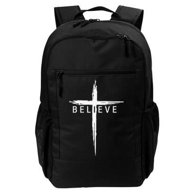 Believe Christian Cross Jesus Christ Christians Men Women Backpack