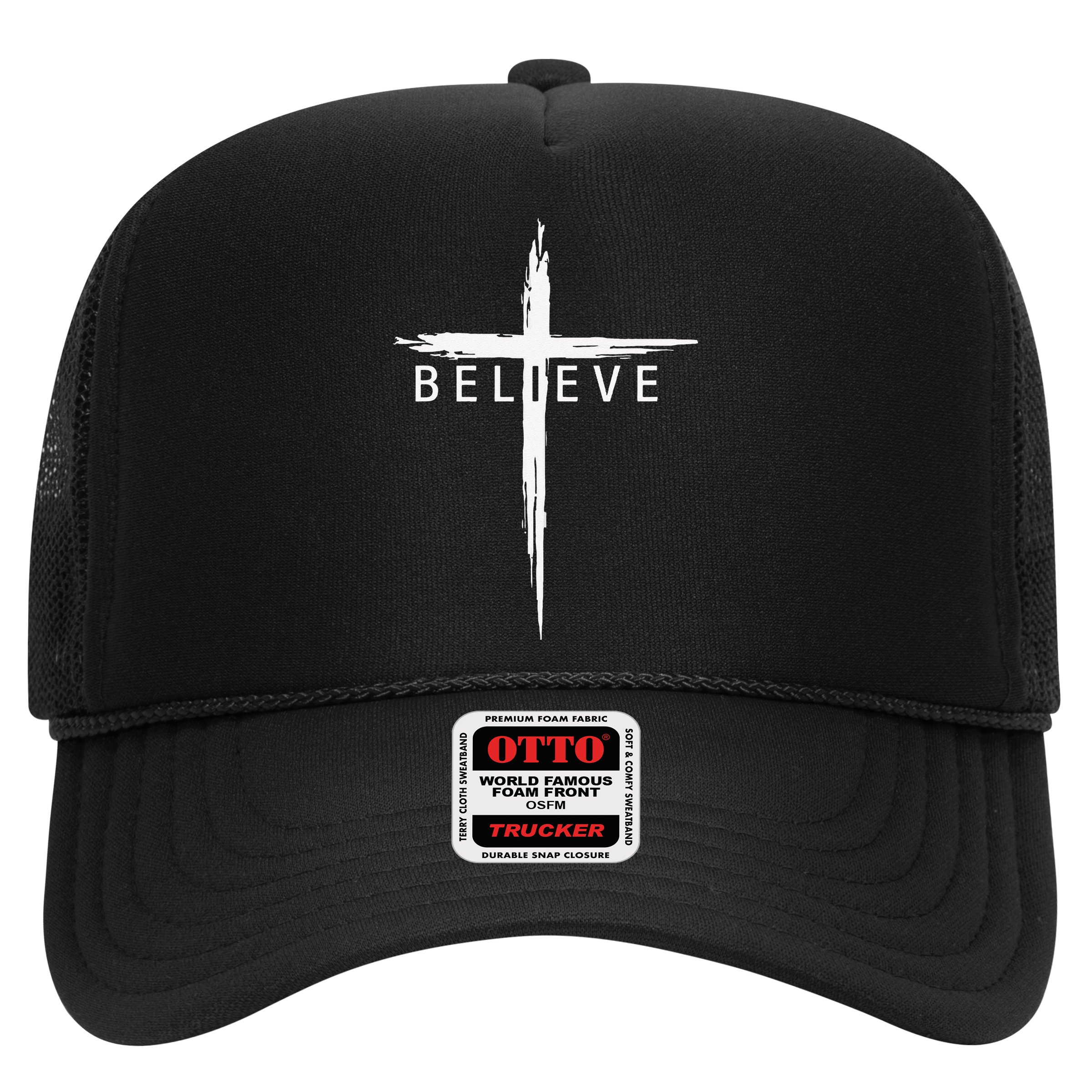 Believe Christian Cross Jesus Christ Christians Men Women Hat