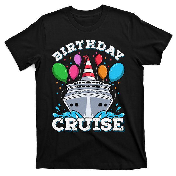 Birthday Cruise Cruising Retro Vintage Gift T-Shirt