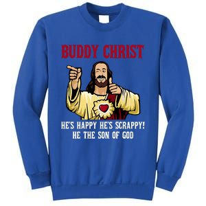 Buddy Christ Christmas Cool Jesus Religious Christian Sweatshirt