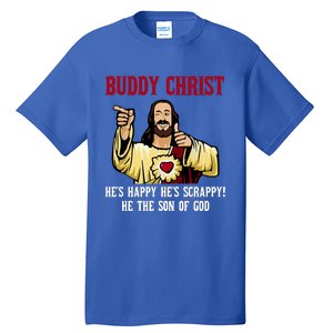 Buddy Christ Christmas Cool Jesus Religious Christian Tall T-Shirt