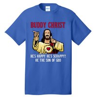 Buddy Christ Christmas Cool Jesus Religious Christian Tall T-Shirt