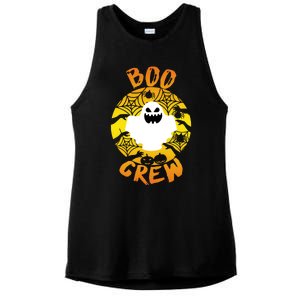 Boo Crew Cute Halloween Ghost Ladies PosiCharge Tri-Blend Wicking Tank