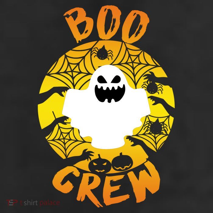 Boo Crew Cute Halloween Ghost Cool Comfort Performance Bucket Hat