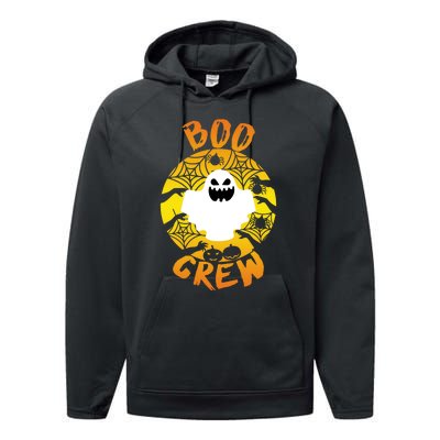 Boo Crew Cute Halloween Ghost Performance Fleece Hoodie